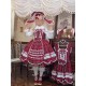 Miss Point Plaid Petal Rabbit JSK(Reservation/2 Colours/Full Payment Without Shipping)